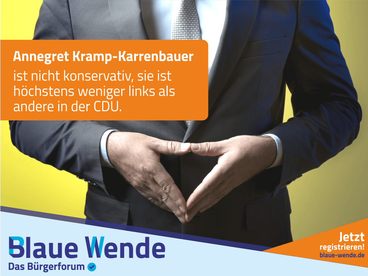 Kramp-Karrenbauer ist nur Beruhigungspille für CDU-Konservative