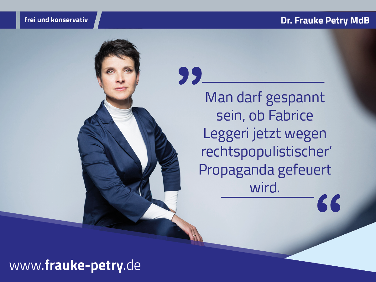 +++ Pressemitteilung | Frauke Petry MdB +++